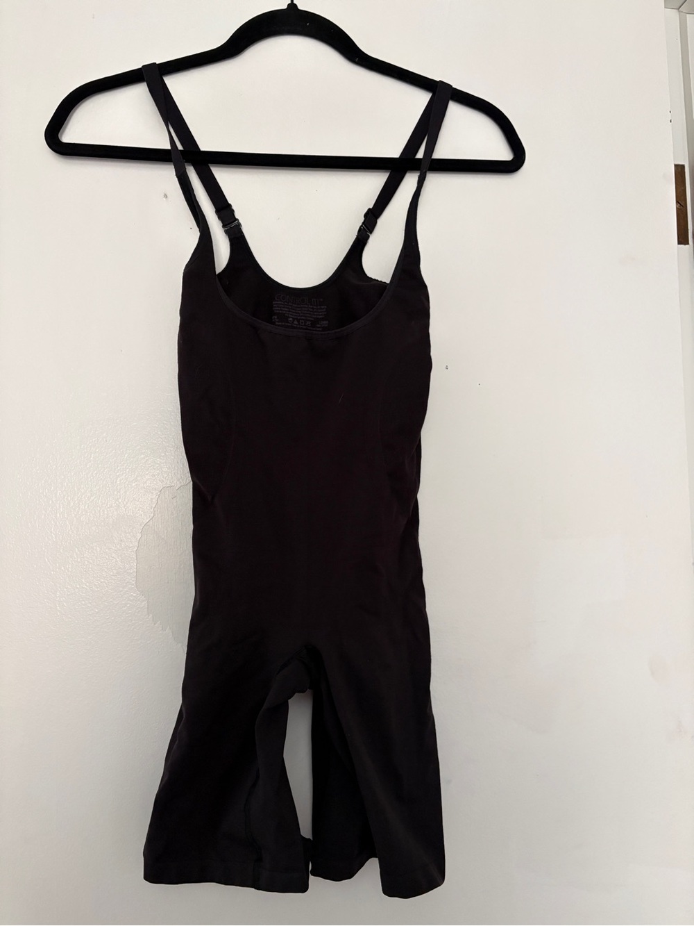 Black Women’s Shaping Bodysuit with Adjustable Straps